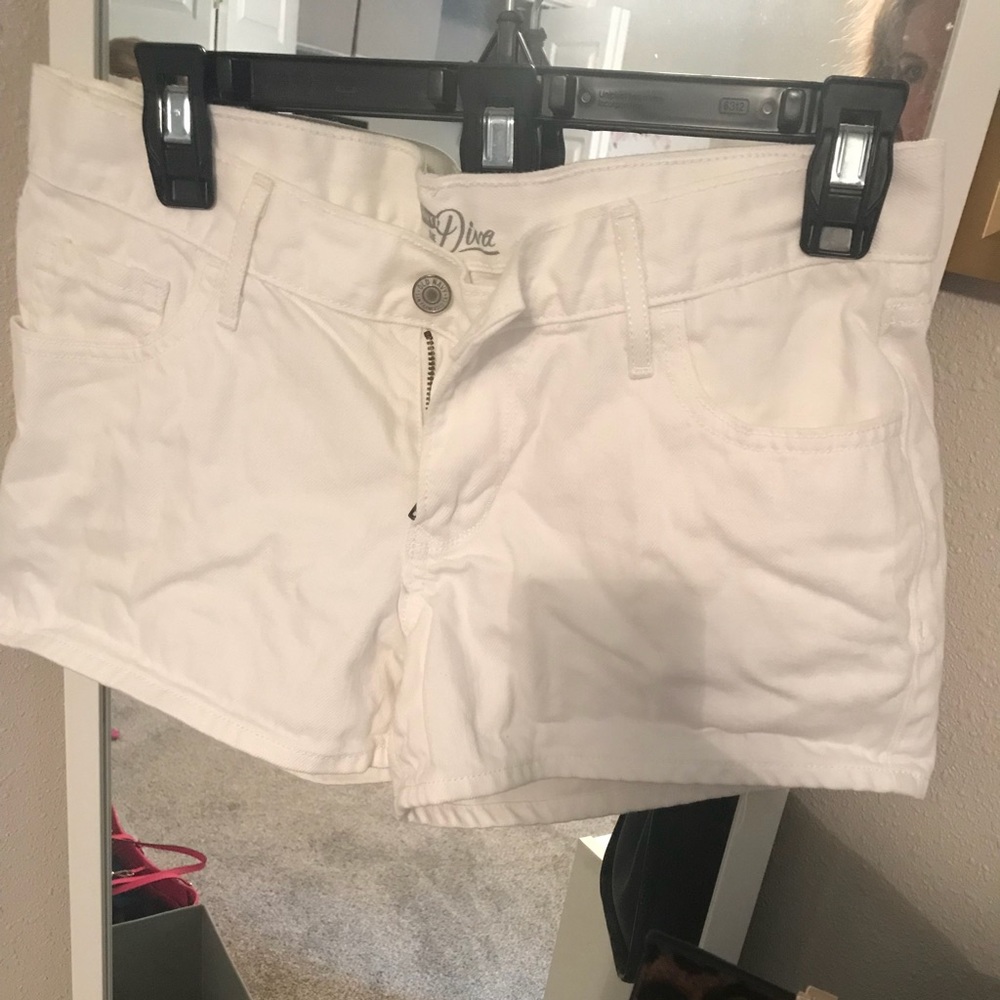 White old navy Diva shorts